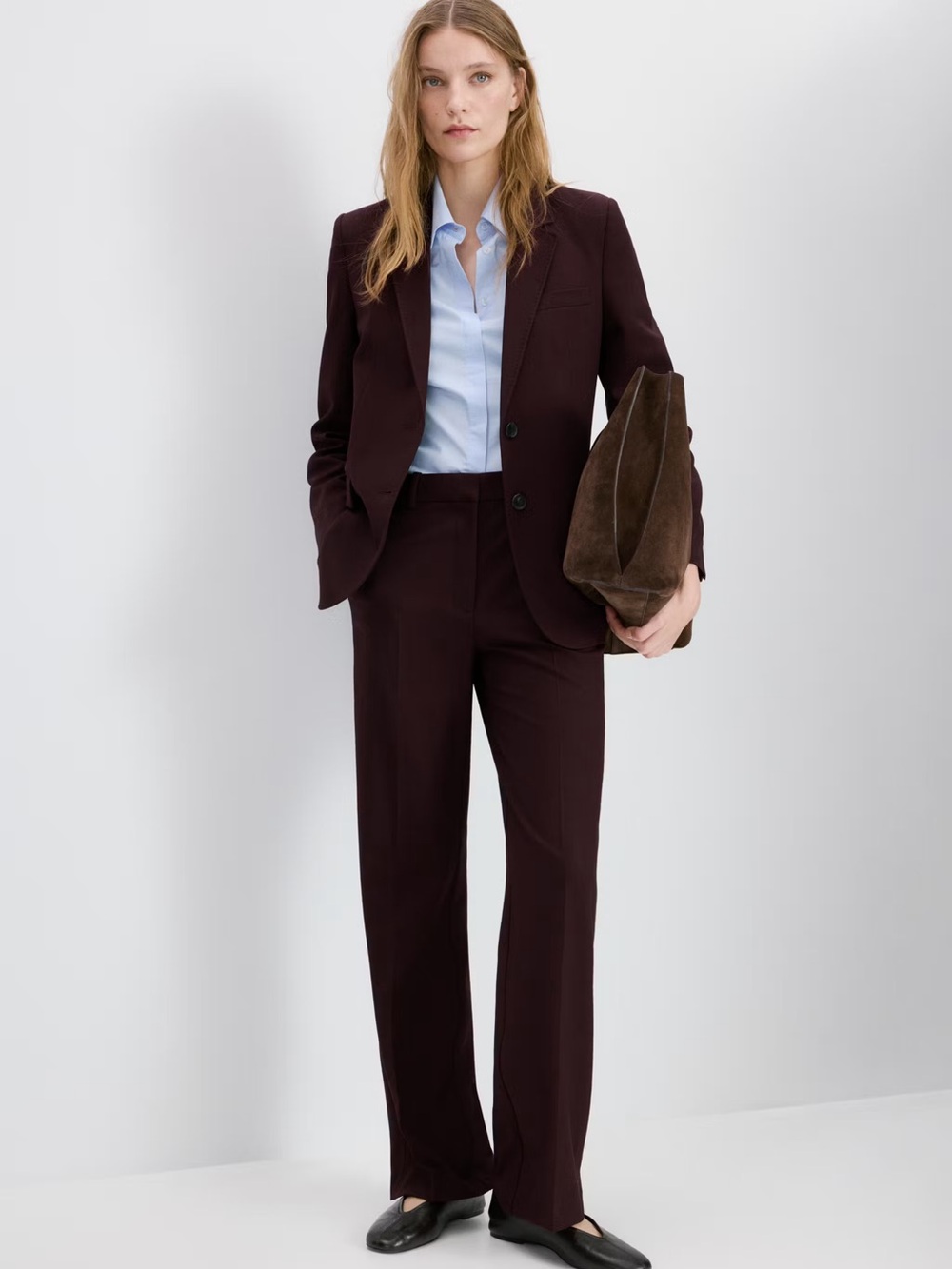 Mango Straight Fit Suit Blazer - Picture 2 of 6